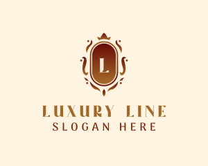 Luxury Shield Ornament logo design