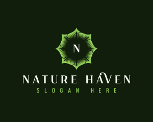 Nature Organic Leaf logo design