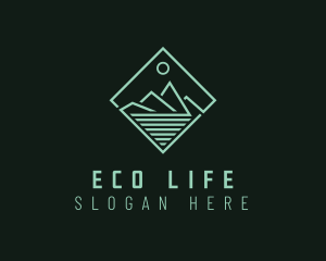 Eco Mountain Travel logo design