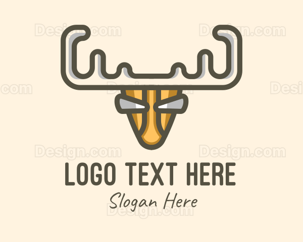 Wild Moose Antlers Logo