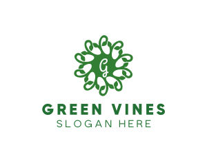 Nature Vines Leaf logo