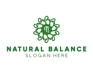 Nature Vines Leaf logo