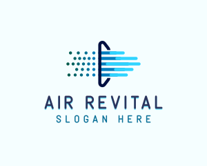 Ventilation Airflow Exhaust logo design