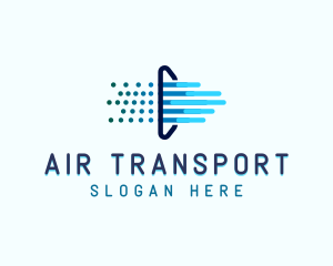 Ventilation Airflow Exhaust logo design