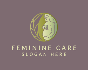 Eco Pregnant Mother logo design