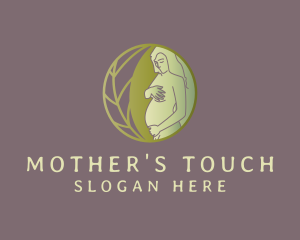 Eco Pregnant Mother logo design