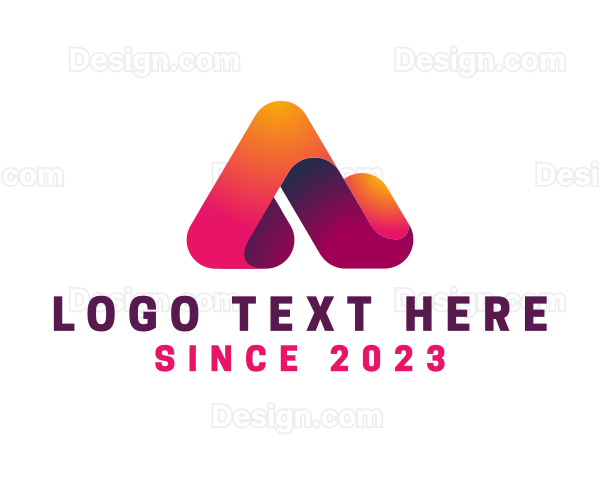 Corporate Gradient Letter A Logo