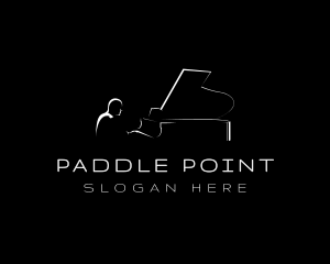 Piano Musician Concert Logo