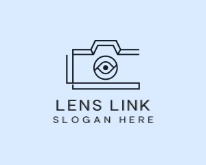 Camera Eye Lens logo design