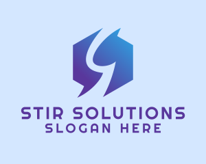 Modern Startup Company Letter S logo design