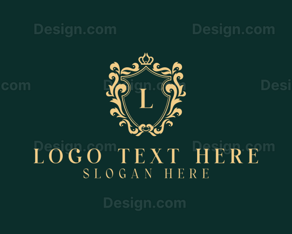 Wedding Event Royal Shield Logo