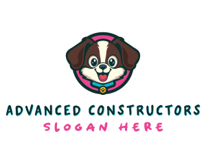 Cute Cartoon Puppy logo design