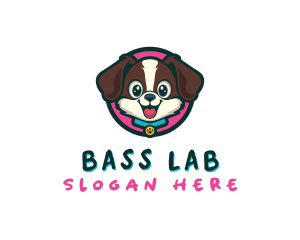 Cute Cartoon Puppy logo design