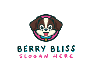 Cute Cartoon Puppy logo design