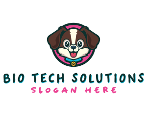 Cute Cartoon Puppy logo design