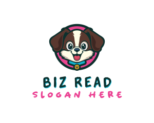 Cute Cartoon Puppy logo design