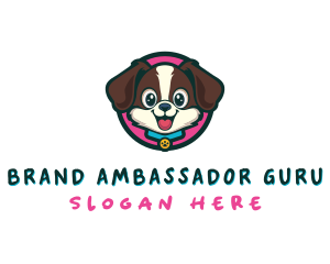 Cute Cartoon Puppy logo design