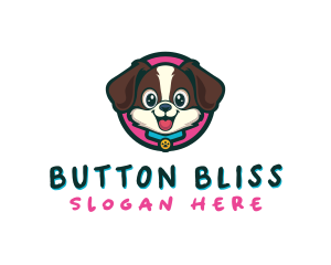 Cute Cartoon Puppy logo design