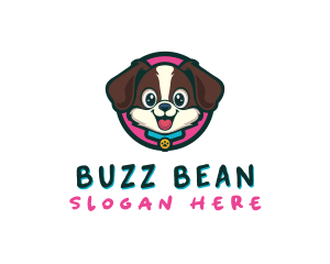 Cute Cartoon Puppy logo design