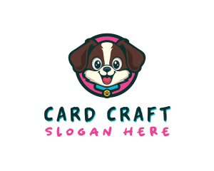 Cute Cartoon Puppy logo design