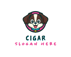 Cute Cartoon Puppy logo design