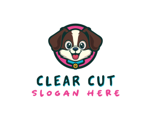 Cute Cartoon Puppy logo design