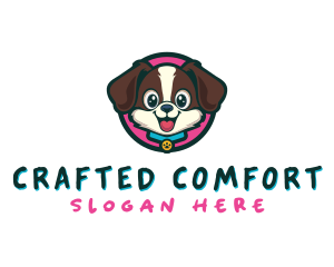 Cute Cartoon Puppy logo design