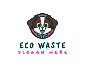 Cute Cartoon Puppy logo design