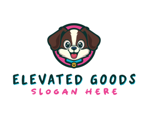 Cute Cartoon Puppy logo design