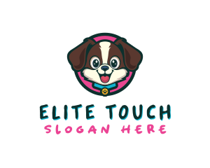 Cute Cartoon Puppy logo design