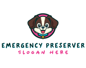 Cute Cartoon Puppy logo design