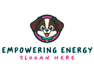 Cute Cartoon Puppy logo design