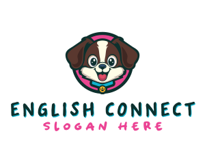 Cute Cartoon Puppy logo design