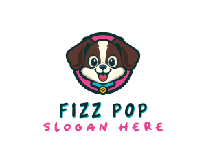 Cute Cartoon Puppy logo design