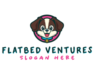 Cute Cartoon Puppy logo design