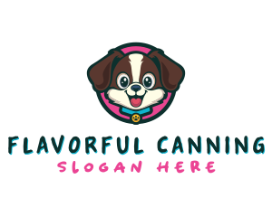 Cute Cartoon Puppy logo design