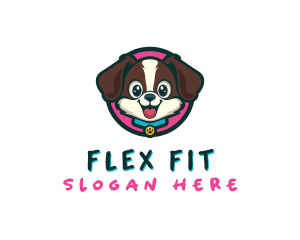 Cute Cartoon Puppy logo design