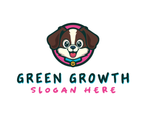 Cute Cartoon Puppy logo design