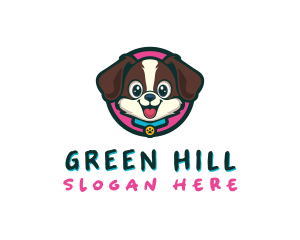 Cute Cartoon Puppy logo design