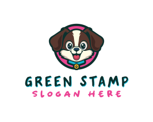 Cute Cartoon Puppy logo design