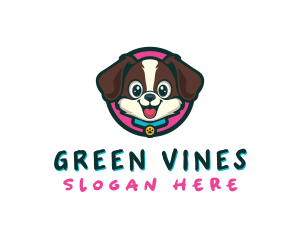 Cute Cartoon Puppy logo design