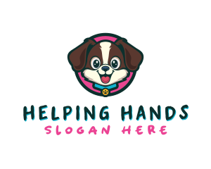 Cute Cartoon Puppy logo design