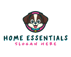 Cute Cartoon Puppy logo design