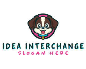 Cute Cartoon Puppy logo design