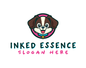 Cute Cartoon Puppy logo design