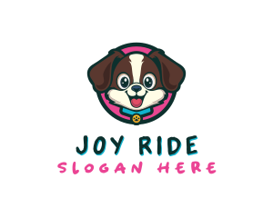 Cute Cartoon Puppy logo design