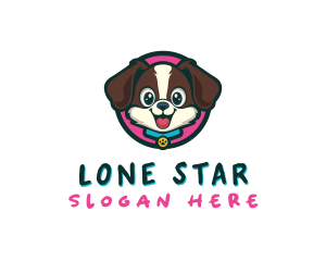 Cute Cartoon Puppy logo design