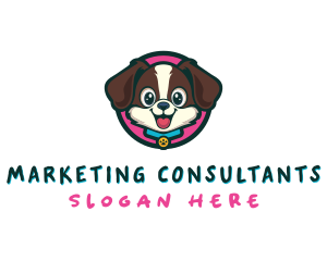 Cute Cartoon Puppy logo design