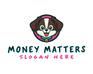 Cute Cartoon Puppy logo design