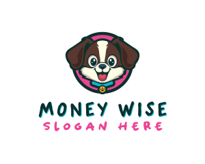 Cute Cartoon Puppy logo design